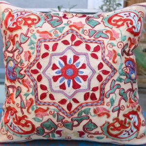 Hand made embroidery pillow cover